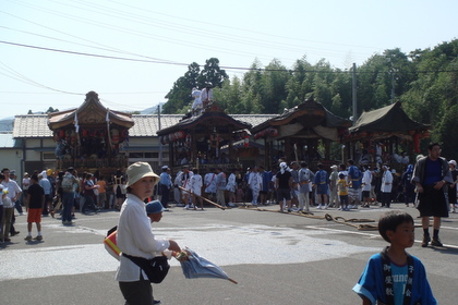 山車集合