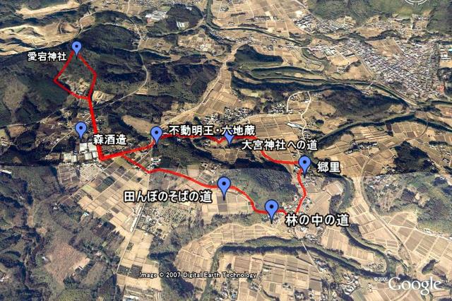 向郷・愛宕地図
